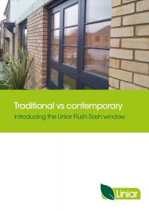 Liniar Traditional VS Contemporary brochure for customers