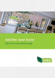 Liniar Bi-Fold Door guide