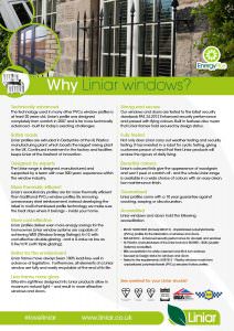 Liniar uPVC Windows Brochure