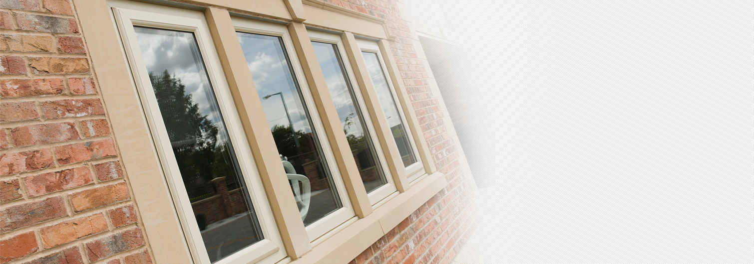 white upvc casement windows